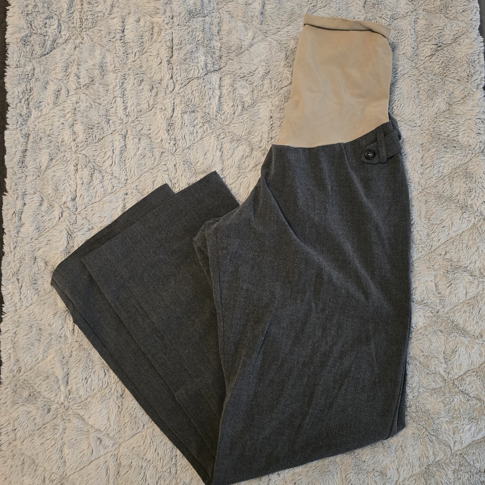 Motherhood Maternity Gray and Tan Pants